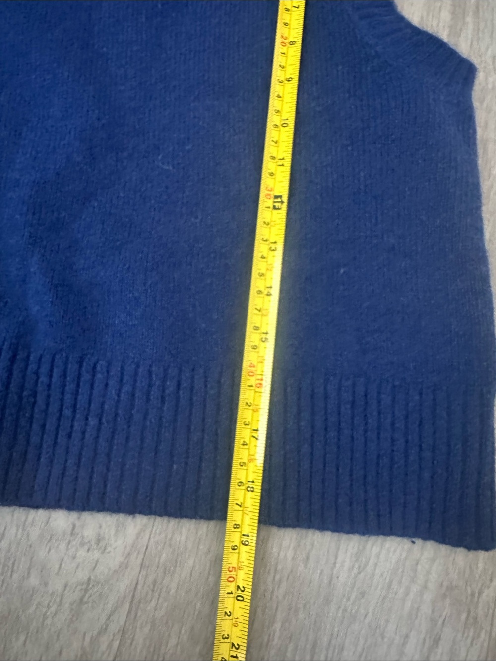 Everlane The Cashmere Vest Sweater in Navy Blue Size M - Picture 5 of 6